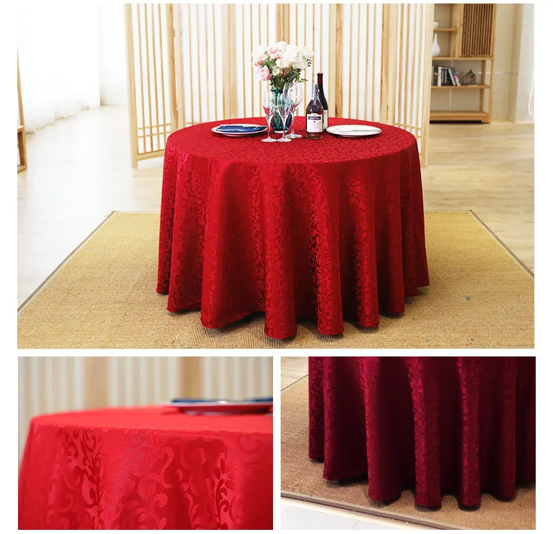 Jacquard Polyester Tablecloth